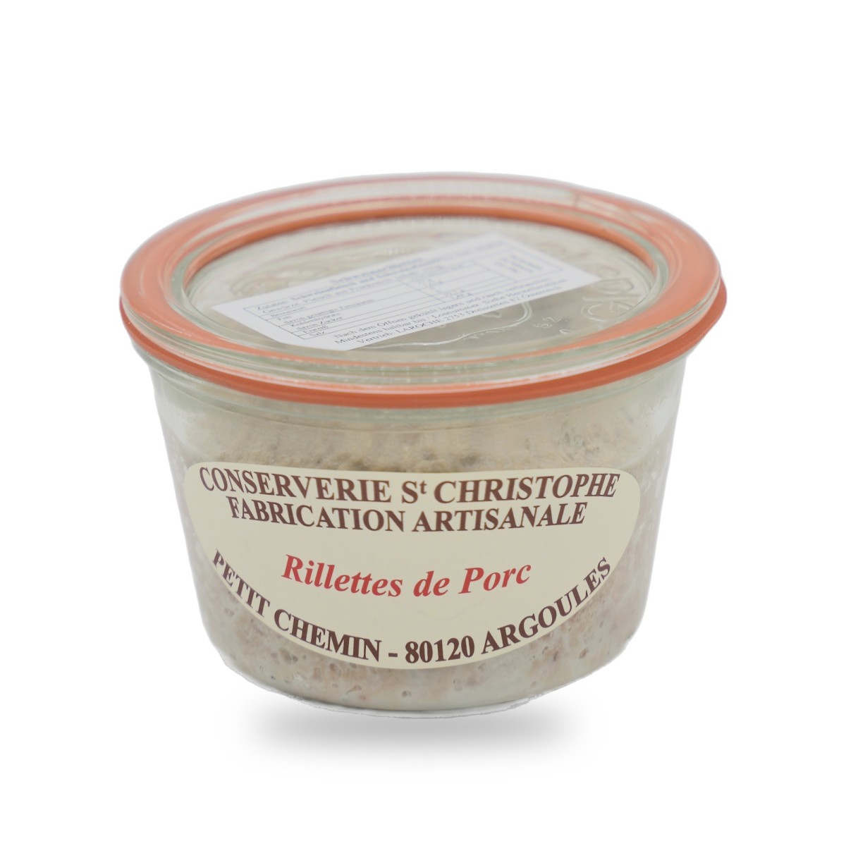 Conserverie Saint-Christophe, Schweinsrillettes - 250g