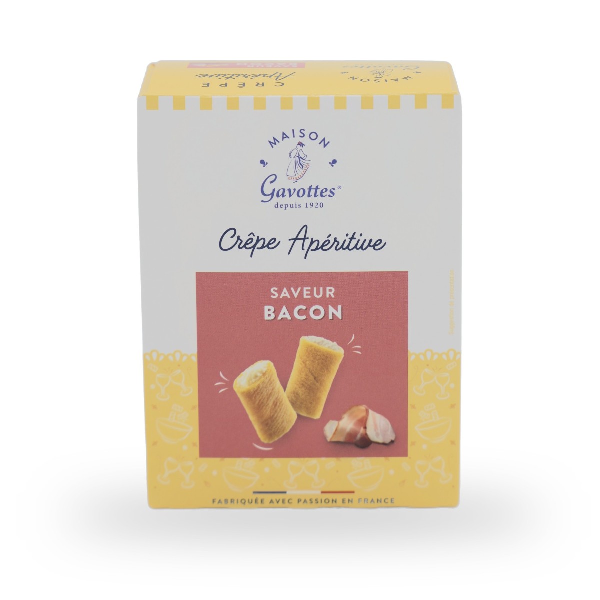 Gavottes, Mini Crêpe mit Bacon Geschmack - 110g