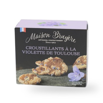 Maison Bruyère, Knusprige Kekse mit kandierten Veilchen - 50g