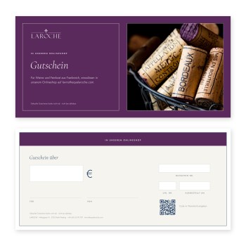 Online shop voucher (printed by post)