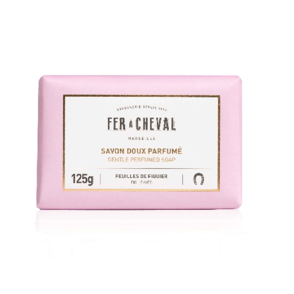 Fer à Cheval, Seife aus Marseille, Feigenblätter - 125g