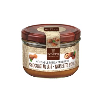 Bovetti, Milchschokoladeaufstrich - Haselnuss 40% - 200g