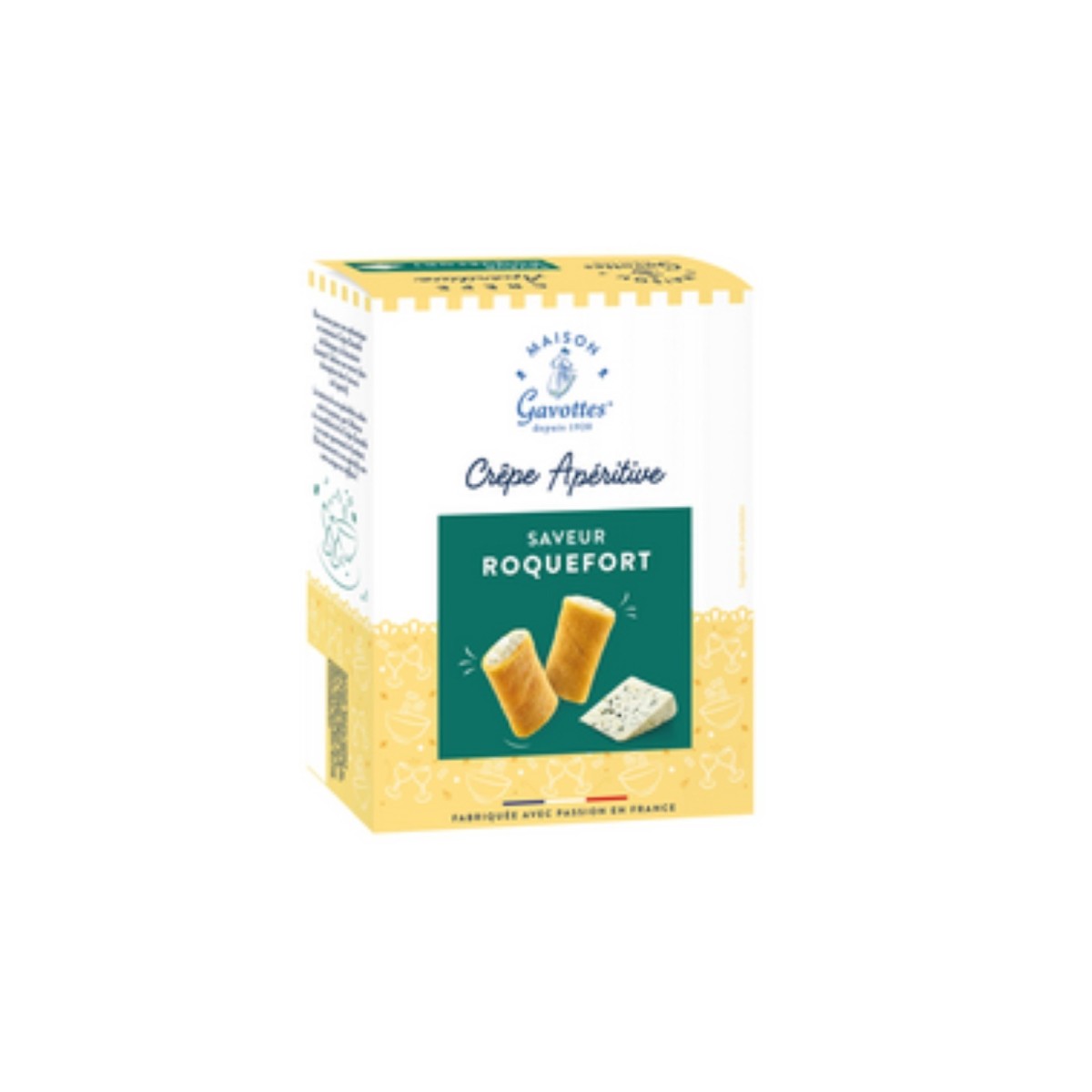 Gavottes, Mini Crêpe mit Roquefort - 110g