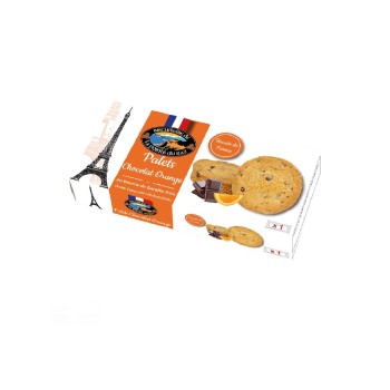 Biscuiterie de la Pointe du Raz, Palets mit Orange und Schokolade - 40g