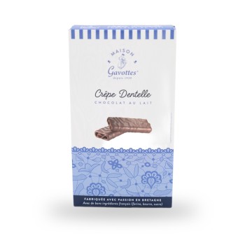 Gavottes, Crèpes Dentelles mit Milchschokolade - 100g