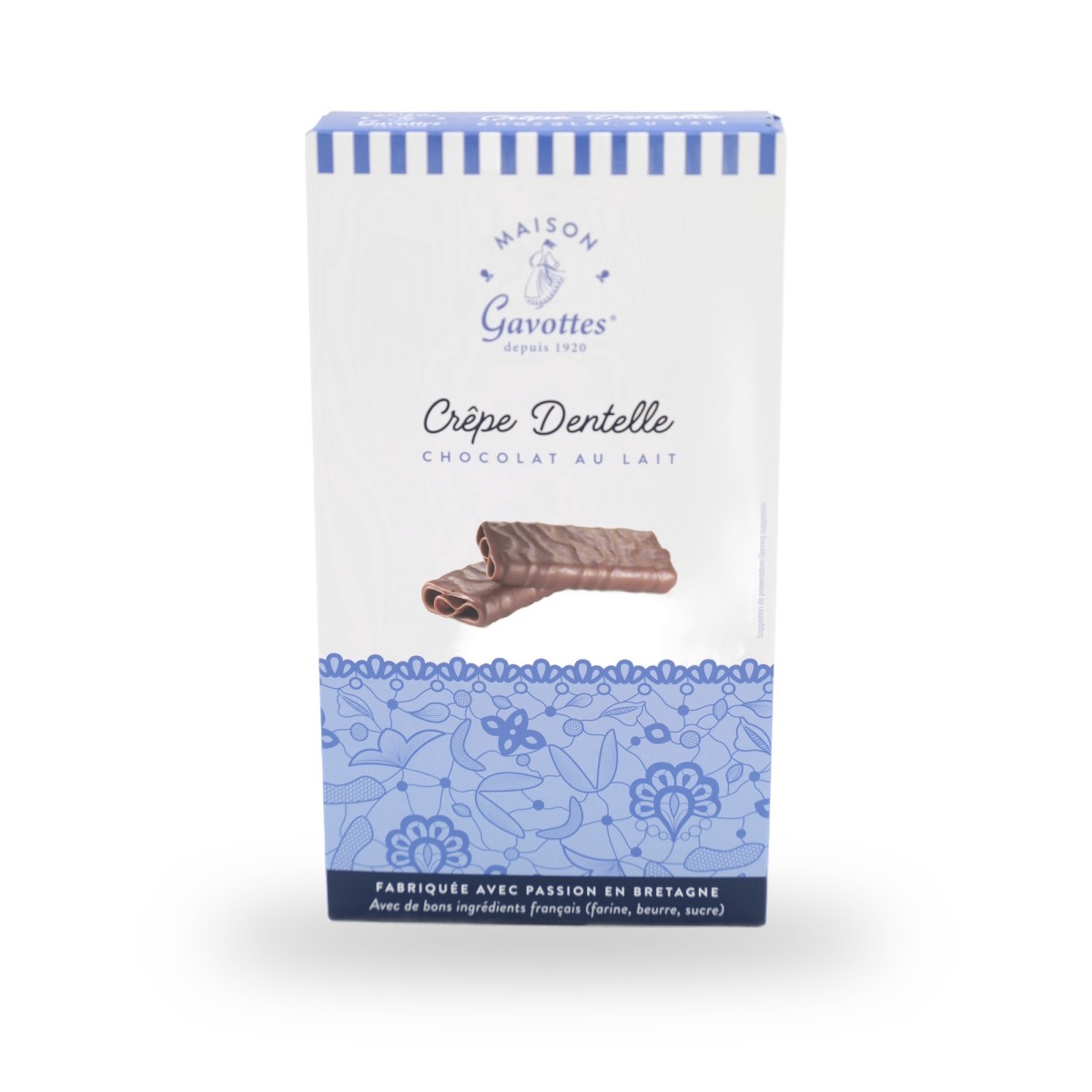 Gavottes, Crèpes Dentelles mit Milchschokolade - 100g