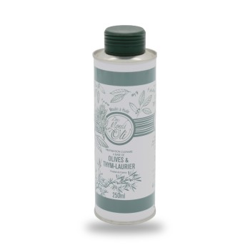 Lou Mouli d'Oli, Olivenöl mit Thymian und Lorbeer - 25cl - RAUSVERKAUF