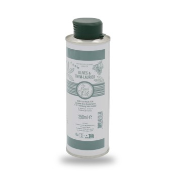 Lou Mouli d'Oli, Olivenöl mit Thymian und Lorbeer - 25cl - RAUSVERKAUF