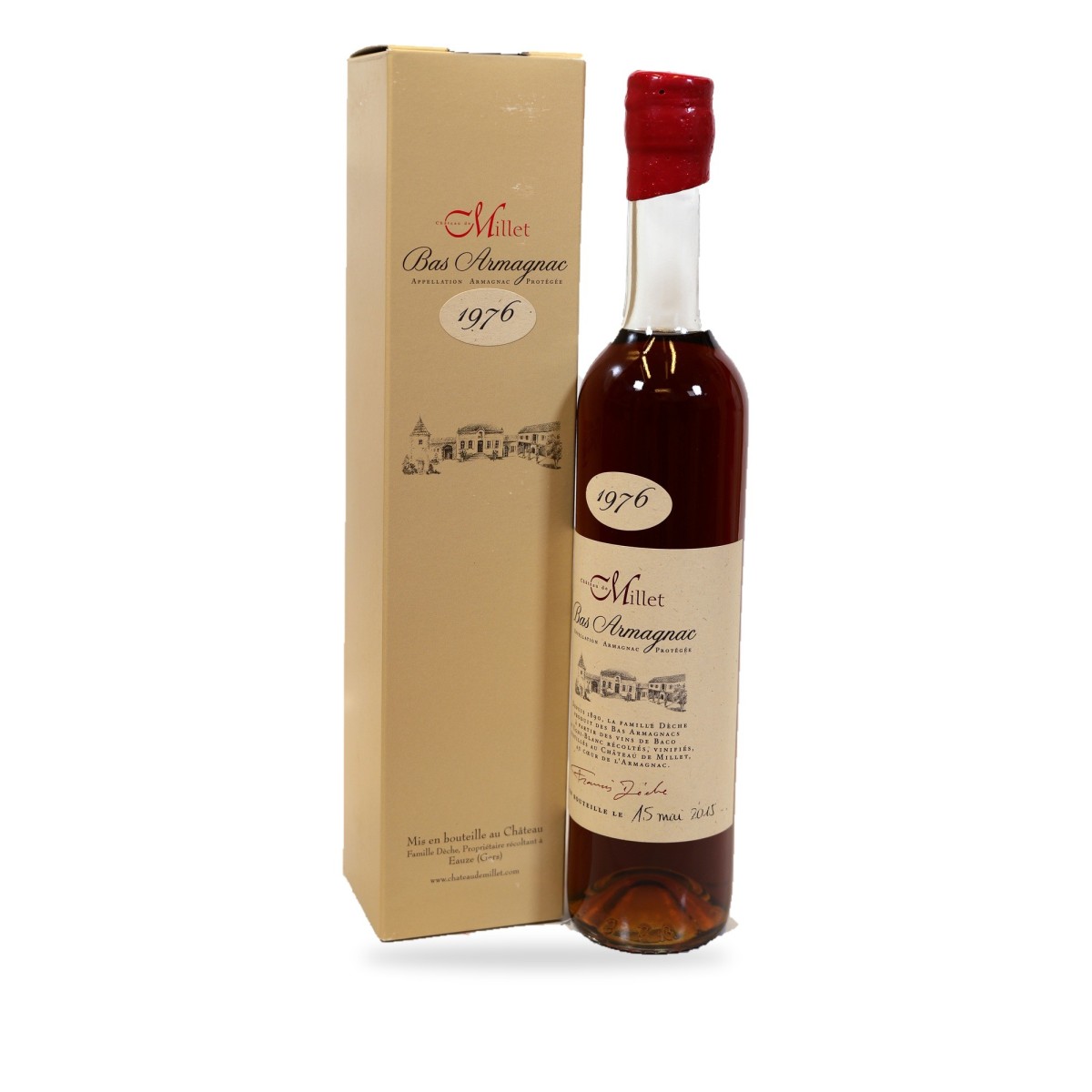 Château de Millet, Bas-Armagnac 1976 - 50cl