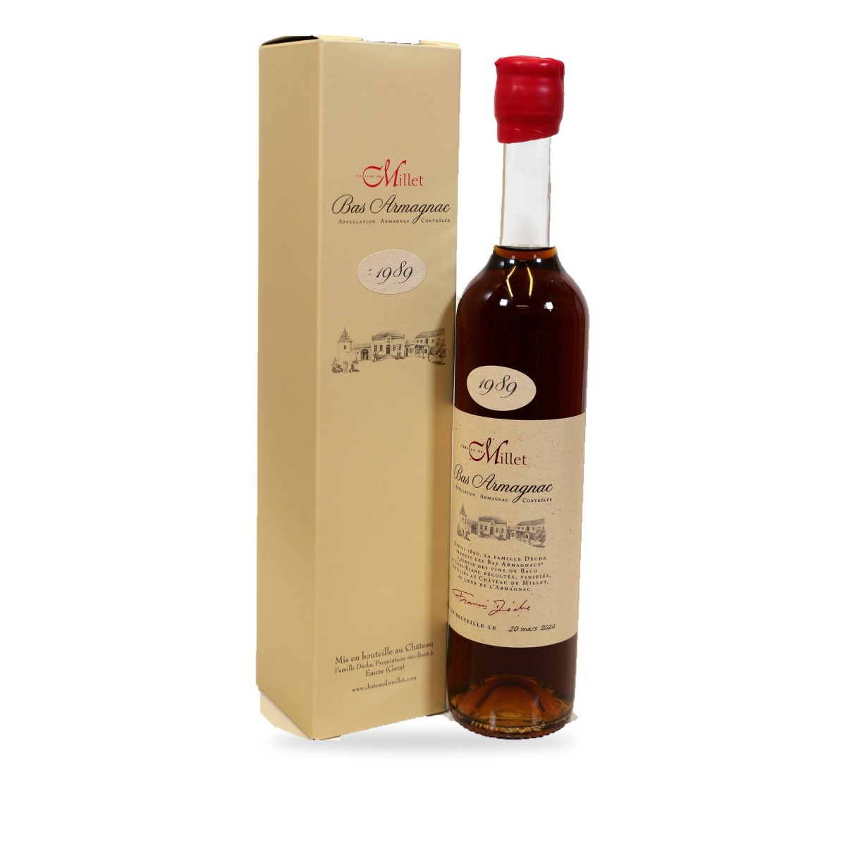 Château de Millet, Bas-Armagnac 1989 - 50cl