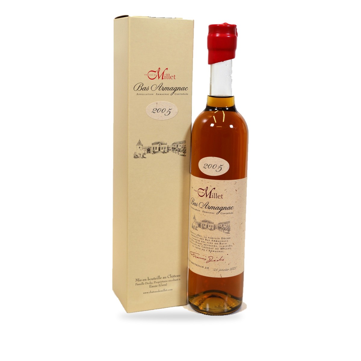Château de Millet, Bas-Armagnac 2005 - 50cl