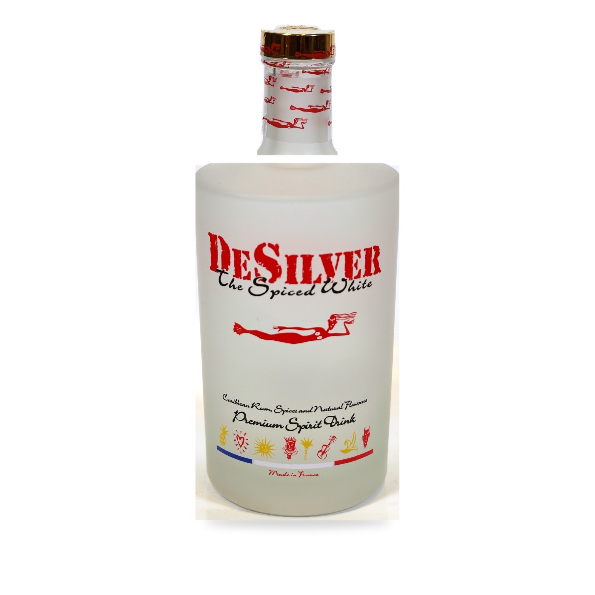 De Silver, Rum weiß mit geheimen Kräutern von St Barth - 70 cl