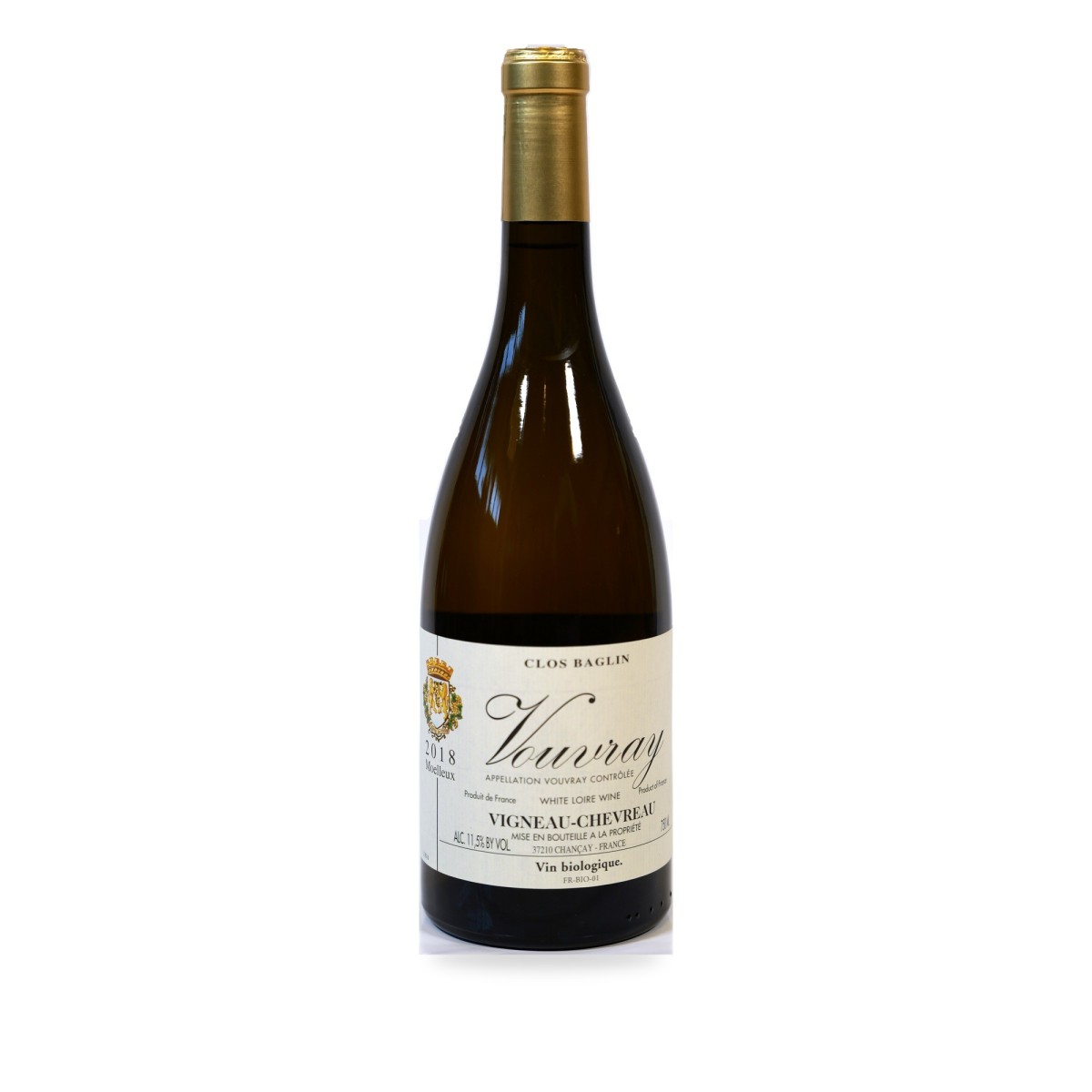 Domaine Vigneau Chevreau, Vouvray Moelleux - Clos Baglin 2018