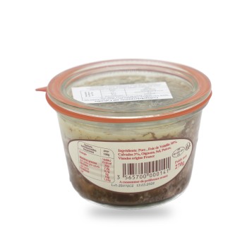 Conserverie Saint-Christophe, Geflügelleberpastete mit Calvados - 270g