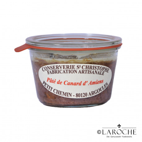 Conserverie Saint-Christophe, P?t? of duck from Amiens 270 gr