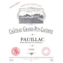 Château Grand-Puy-Lacoste 2012, Pauillac 5° Grand Cru Classé - MAGNUM - Parker 91