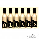 Les Oleiades, Olive oil flavoured 6 assorted bottles of 33 cl