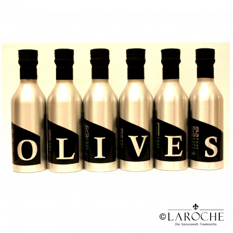 Les Oleiades, Huile d'olive aromatis?e 6 bouteilles 33 cl assorties