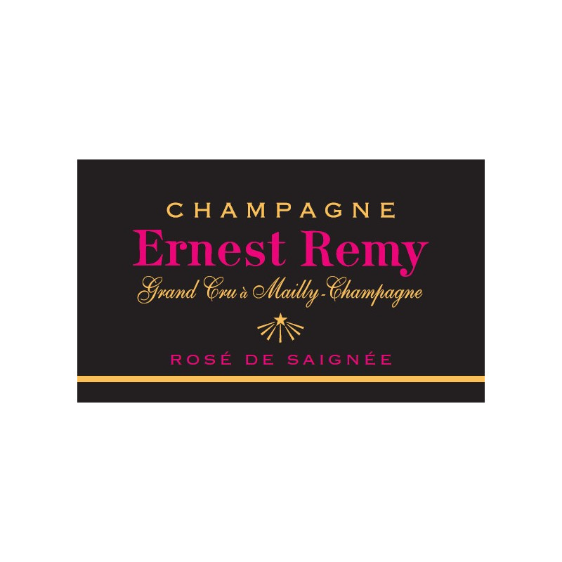 Champagne Ernest Remy, Ros? de Saign?e Brut Blanc de Noirs Grand Cru