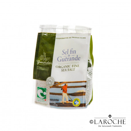 Le Guérandais, Organic fine sea salt from Guérande PGI "Nature & Progrès"