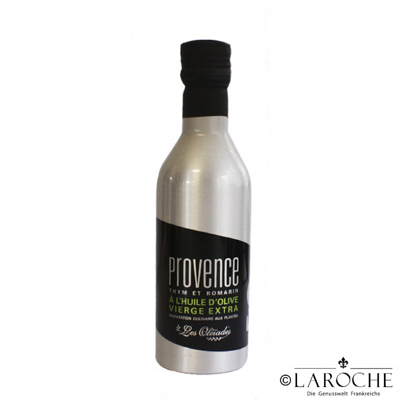 Les Oleïades, Huile d'olive aromatisée aux Herbes de Provence