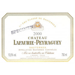 Château Lafaurie Peyraguey 2018, Sauternes 1° Grand Cru Classé - 37,5cl - Parker 92-94+