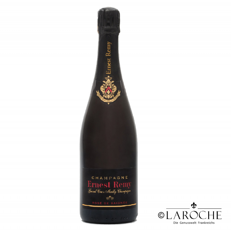 Champagne Ernest Remy, Rose de Saignee Brut Blanc de Noirs Grand Cru