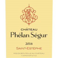 Château Phélan Ségur 2016, Saint-Estèphe - Parker 92