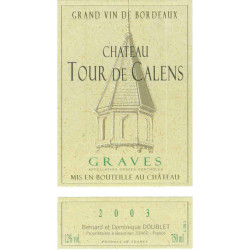 Château Tour de Calens, Graves weiß 2018