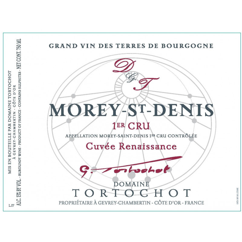 Tortochot, Morey Saint-Denis 1er Cru- Cuvée Renaissance