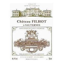 Château Filhot 2019, Sauternes 2° Grand Cru Classé - 37,5cl - Parker 93-95