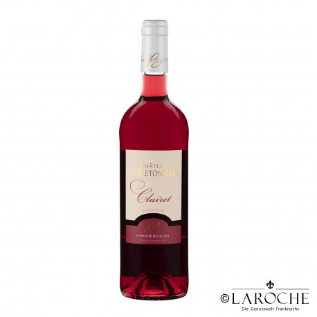 Château La Bretonnière, Bordeaux Clairet rosé 2020 - ABVERKAUF