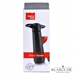 Weinverschlüsse mit schwarzer Vakuumpumpe, VacuVin