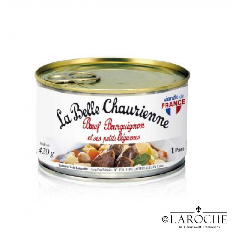 La Belle Chaurienne, Rindfleisch nach Burgunder Art mit Gemüse