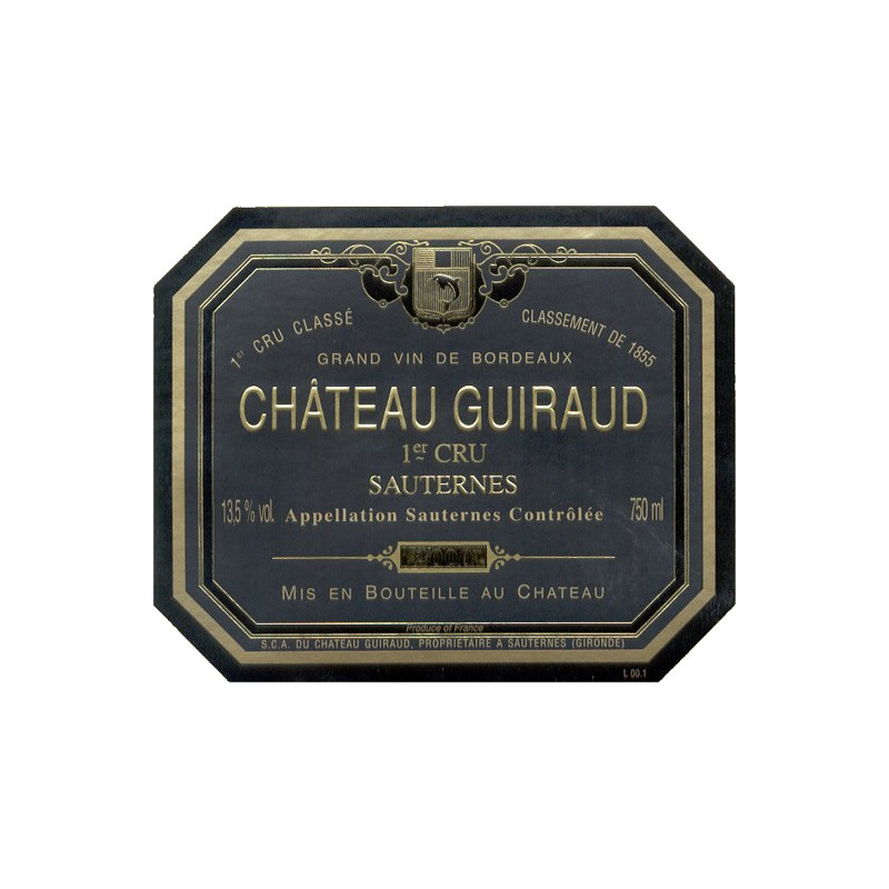 Château Guiraud 2003, Sauternes Premier Grand Cru Classé - Parker 90