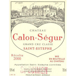 Château Calon Ségur 2020, Saint Estèphe 3° Grand Cru Classé - Parker 97