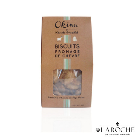 Okina, Artisan biscuits with goat cheese