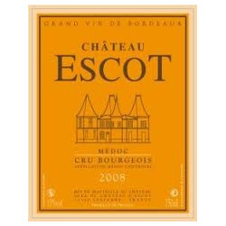 Château Escot 2018, Médoc Cru Bourgeois - Nebuchadnezzar 15L