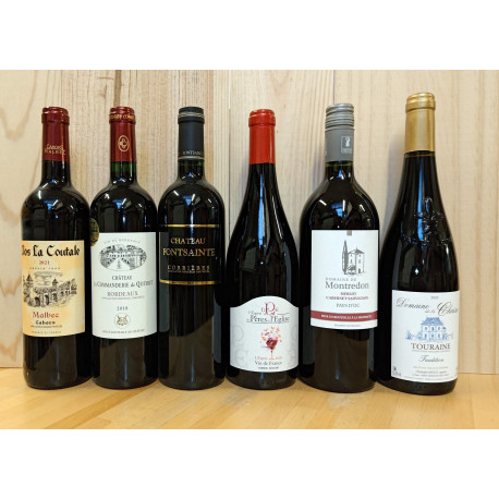 Tasting parcel 5: Red wines up to 10,-