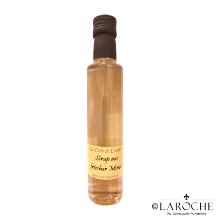 Le Clos de Laure, fresh peppermint syrup