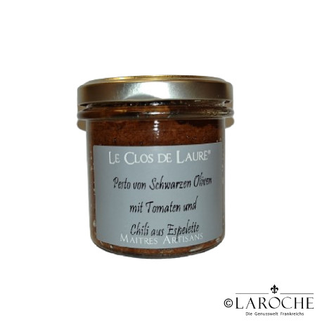 Le Clos de Laure, Preparation of Black Olives with Chili from Espelette