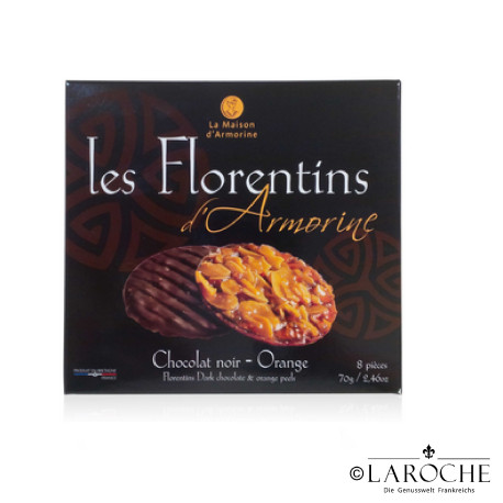 La Maison d'Armorine, Florentines avec chocolat noir et des écorces d'orange