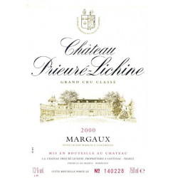 Château Prieuré-Lichine 2022, Margaux 4° Grand Cru Classé - Parker 92