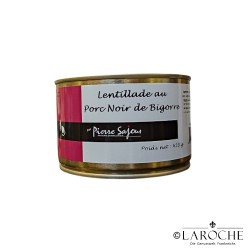 Pierre Sajous, Linseneintopf mit Bigorreschwein - 420g