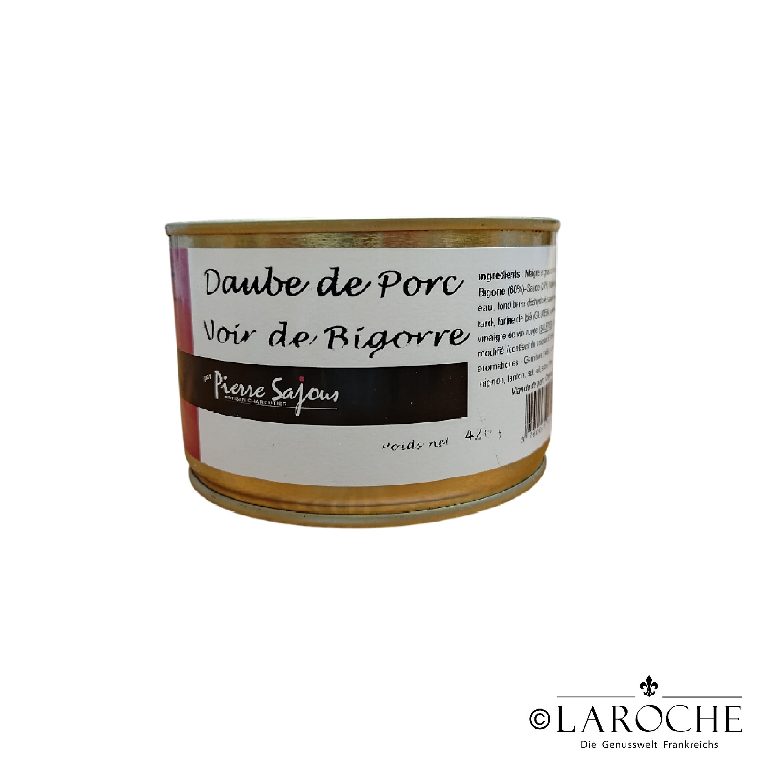 Pierre Sajous, Daube vom Schwarzen Bigorre-Schwein - 420g