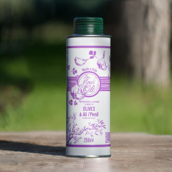 Lou Mouli d'Oli, Olivenöl mit Knoblauch und Petersilie - 25cl