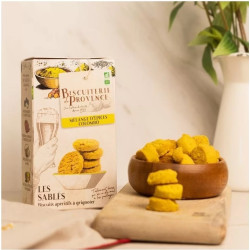 Biscuiterie de Provence, Biscuits apéritifs BIO aux épices Colombo - 90g - PRODUIT SOLDÉ