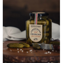Martin-Pouret, Cornichons francais aigre et pas si doux - 270g