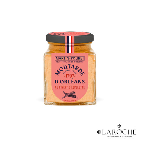 Martin-Pouret, Mustard with chili from Espelette - 95g