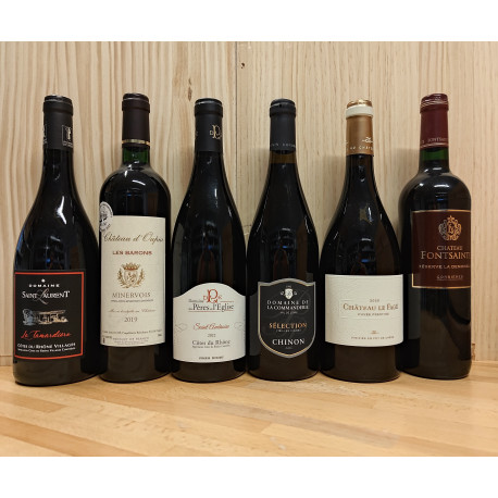 Probepaket 6: Rotweine Frankreich außer Bordeaux bis 15,-